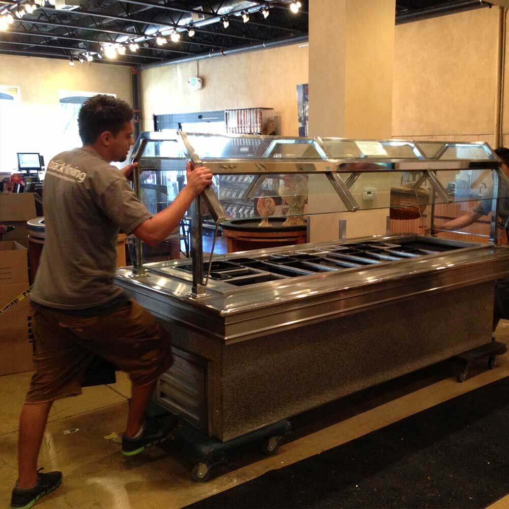 Ontrack Moving commercial refrigerator moving service